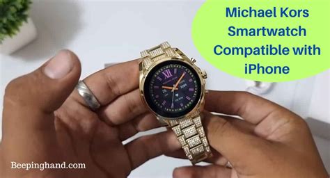 michael kors watch compatible with iphone|michael kors watch apple iphone.